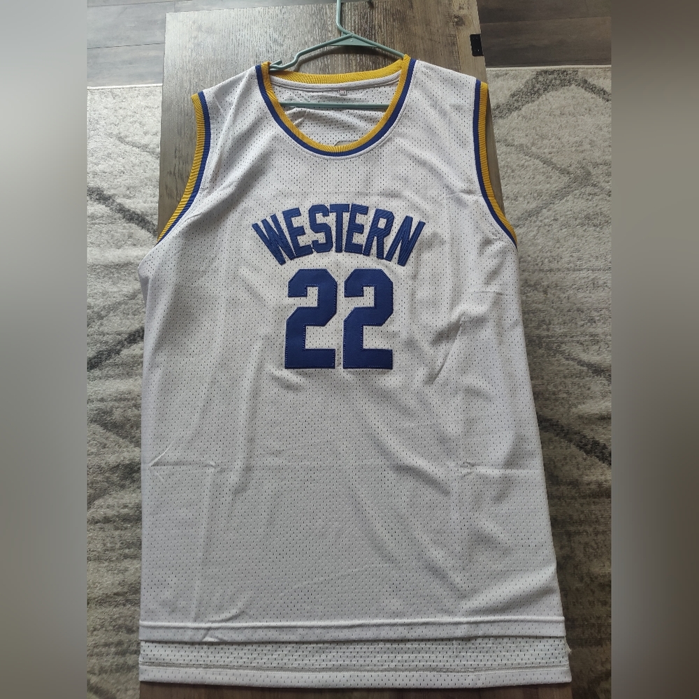 Penny Hardaway "Blue Chips" movie Butch Mcrae Western University Dolphins Jersey